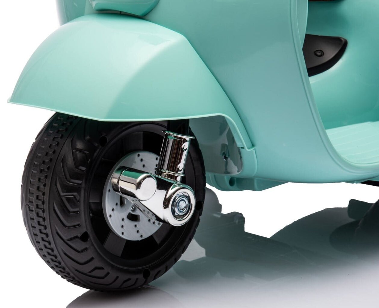 Elektriline mootorratas lastele Vespa 35W seljatoega, piparmünt Sun Baby hind ja info | Laste elektriautod | kaup24.ee