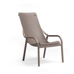 Садовое кресло Nardi Net Lounge Tortora, коричневое цена и информация | Садовые стулья, кресла, пуфы | kaup24.ee