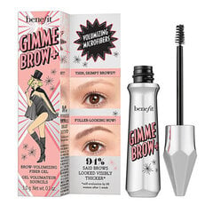 Гель для бровей Benefit Gimme Brow+, 3.75 Warm Medium Brown, 3 г цена и информация | Карандаши, краска для бровей | kaup24.ee