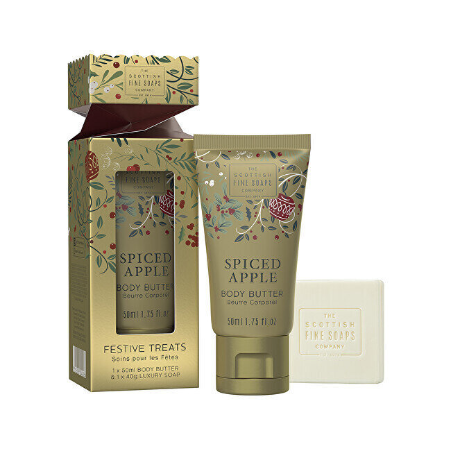 Kosmeetikakomplekt Scottish Fine Soaps Spiced Apple: kehavõi, 50 ml + seep, 40 g цена и информация | Kehakreemid, kehaspreid | kaup24.ee