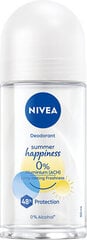 Rulldeodorant Nivea Summer Happiness Fresh, 50 ml hind ja info | Deodorandid | kaup24.ee