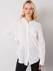 белая хлопковая рубашка etta och bella цена и информация | Женские блузки, рубашки | kaup24.ee