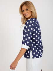 блуза lk-bz-506755.56p темно-синяя цена и информация | Женские блузки, рубашки | kaup24.ee