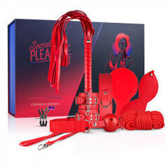 Sekskaupade komplekt Secret Pleasure Chest Crimson Dream, 8 tk, punane hind ja info | Sekslelude komplektid | kaup24.ee