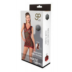 Seksikas kleit Guilty Pleasure Collection, XL, must hind ja info | Naiste sekspesu | kaup24.ee