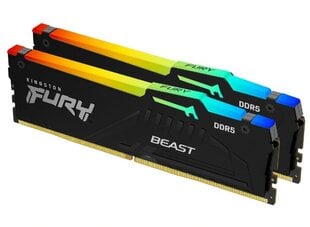 Kingston Fury Beast RGB (KF560C30BBEAK2-32) hind ja info | Operatiivmälu (RAM) | kaup24.ee