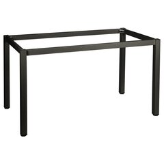 Metallist lauaraam Stema NY-A057, 156x76x72,5 cm, must hind ja info | Mööblijalad | kaup24.ee