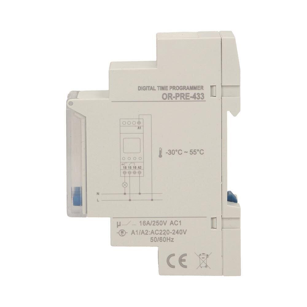 Taimer 52 programmiga, OR-PRE-433 hind ja info | Taimerid, termostaadid | kaup24.ee