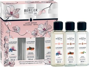 Набор пополнений для диффузора Maison Berger Paris Bolero: Magnolia Liliflora, 250 мл + Woodland Fairy, 250 мл + Golden Wheat, 250 мл цена и информация | Ароматы для дома | kaup24.ee