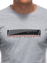 мужская футболка s1946 - серая 125388-7 цена и информация | Мужские футболки | kaup24.ee