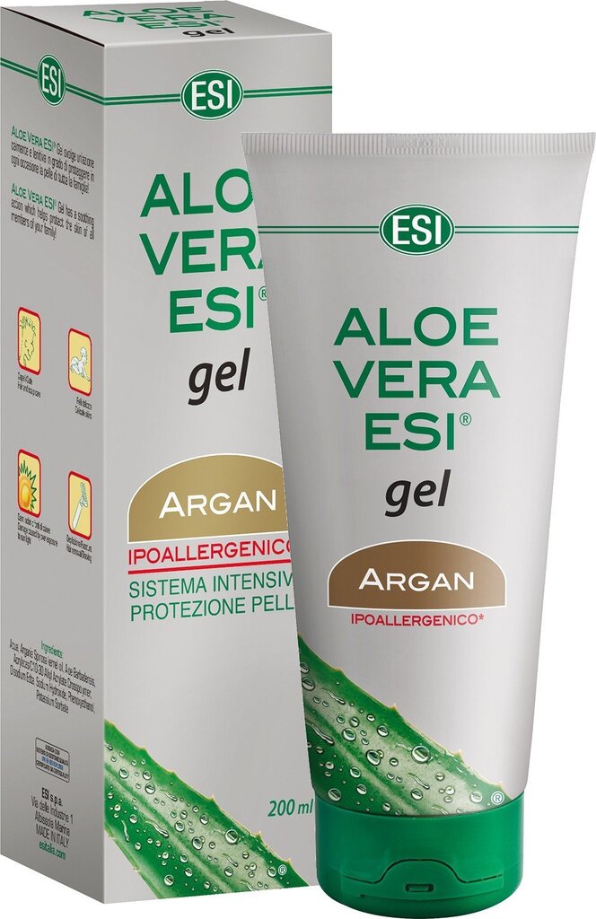 Aaloe Vera geel argaaniõliga ESI Aloe Vera 200 ml цена и информация | Kehakreemid, losjoonid | kaup24.ee