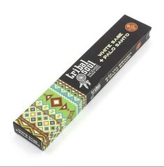 Viirukipulgad Tribal Soul White Sage + Palo Santo, 15 g hind ja info | Kodulõhnastajad | kaup24.ee