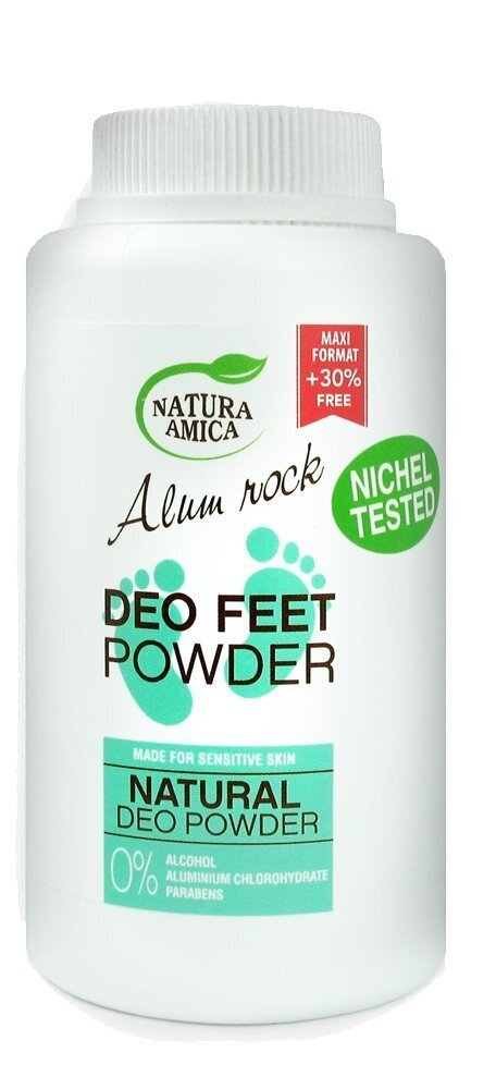 Talk deodorant jalgadele mentooliga Natura Amica Alum Rock 120 g hind ja info | Deodorandid | kaup24.ee