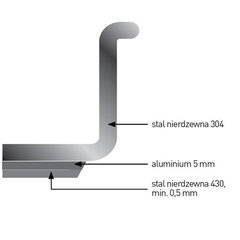 Pann Profi Line ilma kaaneta 1,5 l dia. 200mm - Hendi 830376 10025821 hind ja info | Pannid | kaup24.ee