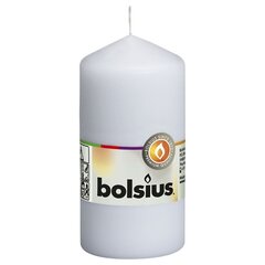 Bolsius sammasküünlad 10 tk 120 x 58 mm valge цена и информация | Подсвечники, свечи | kaup24.ee