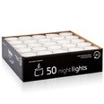 Teeküünal Qult Farluce Nightlights, 50 tk, Ø 38 x 25 mm, valge