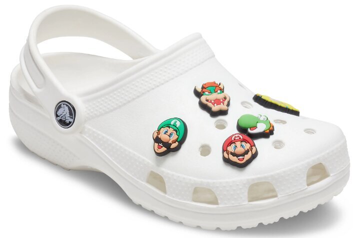 Plätude tarvikud Crocs™ Super Mario, 5 tk hind ja info | Laste kummijalatsid | kaup24.ee