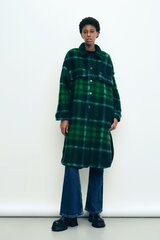 Itaalia villane naiste mantel Lumina, roheline hind ja info | Naiste mantlid | kaup24.ee