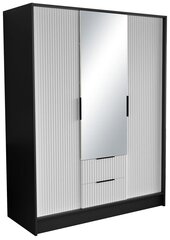 Шкаф Norel 150, белый/черный цена и информация | Шкафы | kaup24.ee