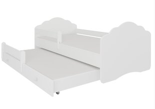 Lova ADRK Furniture Casimo II, 160x80 cm, valge hind ja info | Lastevoodid | kaup24.ee