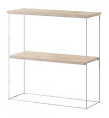 Полка ADRK Furniture Toni, коричневая/белая цена и информация | Полки | kaup24.ee