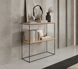 Riiul ADRK Furniture Toni, pruun/must hind ja info | Riiulid | kaup24.ee