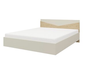 Кровать ADRK Furniture Atson, 140x200 см, коричневая/белая цена и информация | Кровати | kaup24.ee