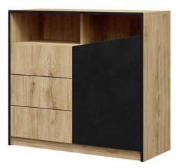 Комод ADRK Furniture Atson I, коричневая/черная цена и информация | Комоды | kaup24.ee