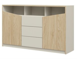 Komoda ADRK Furniture Atson, pruun/valge hind ja info | Kummutid | kaup24.ee