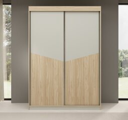 Шкаф ADRK Furniture Atson 150, коричневый/белый цена и информация | Шкафы | kaup24.ee