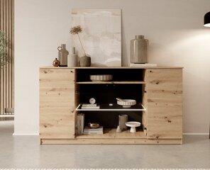 Тумба ADRK Furniture Evi I, коричневая цена и информация | Шкафчики в гостиную | kaup24.ee