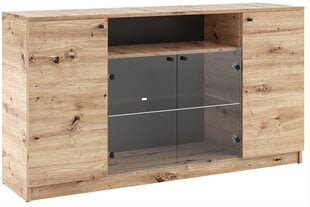 Тумба ADRK Furniture Evi I, коричневая цена и информация | Шкафчики в гостиную | kaup24.ee