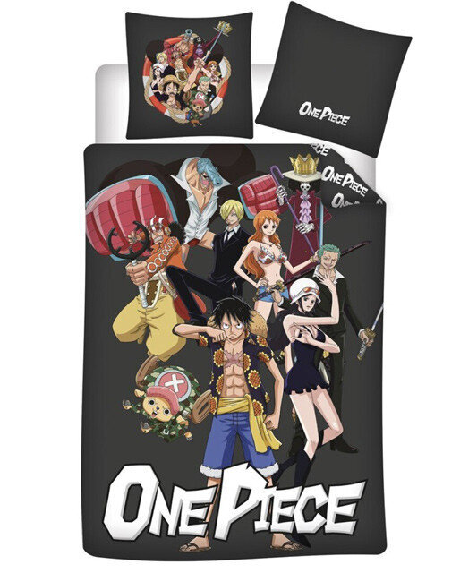 One Piece voodipesukomplekt 140x200 cm, 63×63 cm hind ja info | Beebide ja laste voodipesu | kaup24.ee