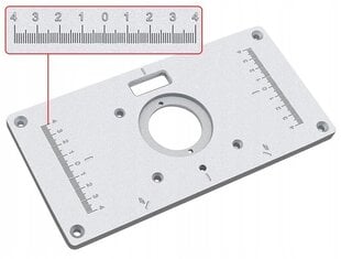 Вставная пластина фрезерного стола Zaxer цена и информация | Механические инструменты | kaup24.ee
