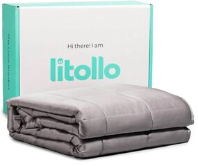 Утяжеленное бамбуковое одеяло Litollo - 150 x 200 см , 8kg цена и информация | Одеяла | kaup24.ee