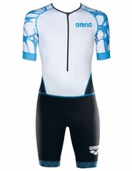 Костюм для триатлона мужской Arena Aero Front Zip Trisuit, синий/чёрный цена и информация | Мужская спортивная одежда | kaup24.ee