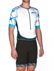 Костюм для триатлона мужской Arena Aero Front Zip Trisuit, синий/чёрный цена и информация | Мужская спортивная одежда | kaup24.ee