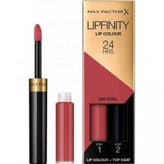 Huulepulk MAX FACTOR Lipfinity, Cool 030 hind ja info | Huulepulgad, -läiked, -palsamid, vaseliin | kaup24.ee