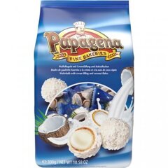 Vahvlipallid kookosega Papagena Waferballs with coconut, 300 g hind ja info | Maiustused | kaup24.ee