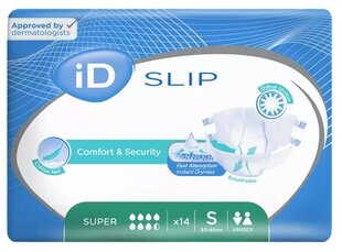 iD Expert Slip Super S autiņbikses N14 цена и информация | Подгузники, прокладки, одноразовые пеленки для взрослых | kaup24.ee