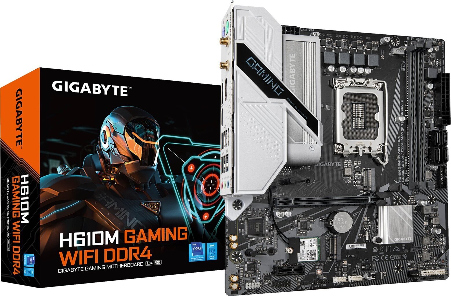 Gigabyte H610M Gaming WiFi (H610M GAMING WF DDR4) цена и информация | Emaplaadid | kaup24.ee