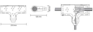 Гелевое кабельное соединение 2-4x6-25 - 2-4x1.5-16 - SH0425 цена и информация | Кабели и провода | kaup24.ee