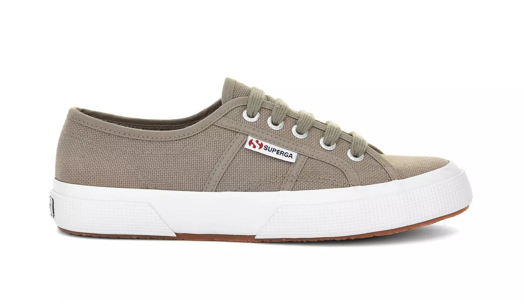 Superga naiste vabaajajalatsid 2750-COTU, khaki hind ja info | Naiste spordi- ja vabaajajalatsid | kaup24.ee