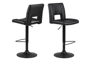 2-tooli komplekt Sylvia, must hind ja info | Söögilaua toolid, köögitoolid | kaup24.ee