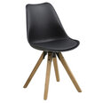 Комплект из 2-х стульев Dima O, черный/коричневый
