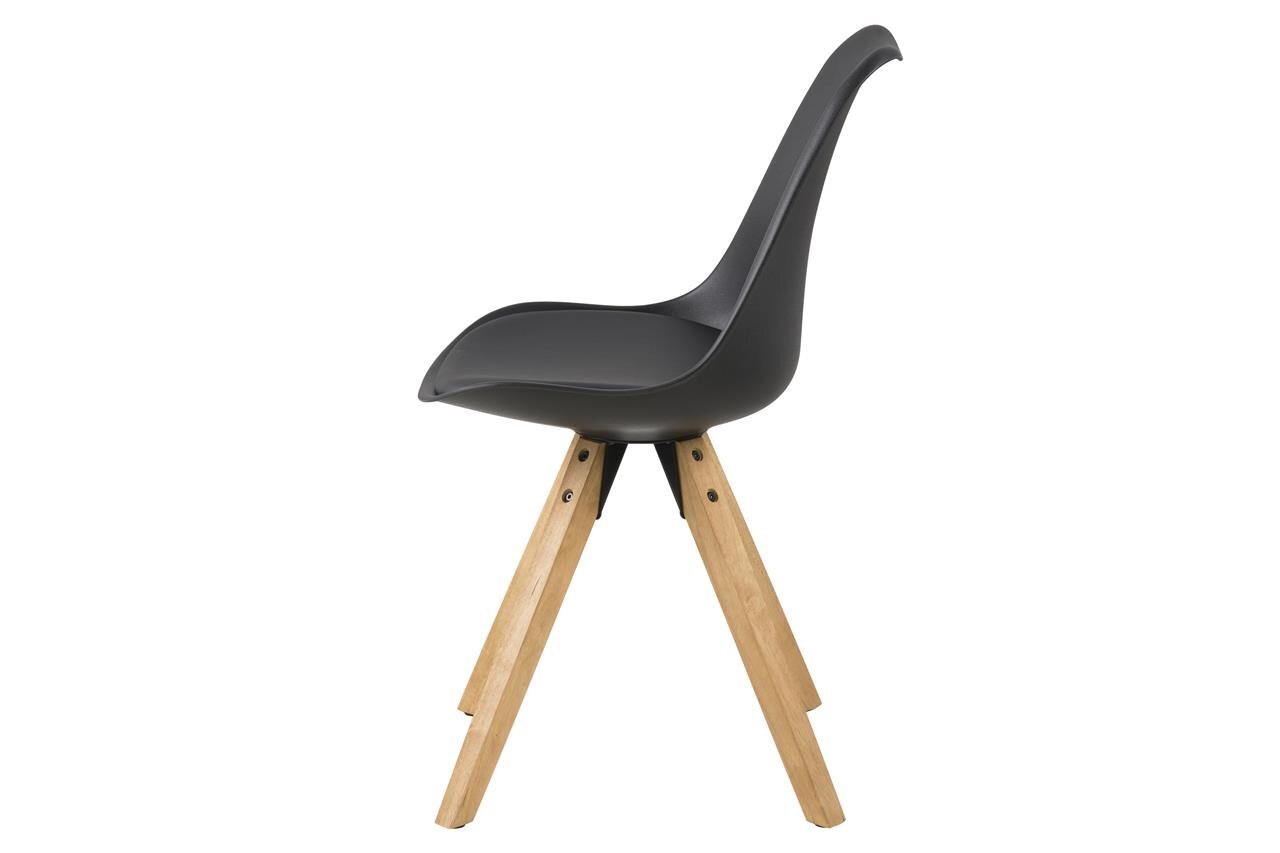 2 tooli komplekt Dima O, must/pruun hind ja info | Söögilaua toolid, köögitoolid | kaup24.ee