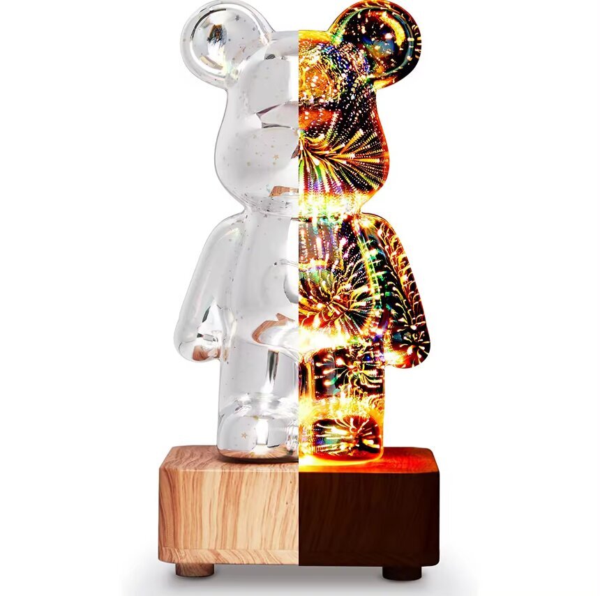 3D LED-laualamp Bear Happy People hind ja info | Lastetoa valgustid | kaup24.ee