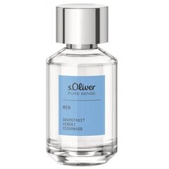 Вода туалетная S.Oliver Pure Sense EDT, 30 мл цена и информация | Мужские духи | kaup24.ee