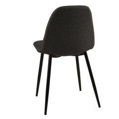 Комплект из 4-х стульев Wilma, темно-серый цена и информация | Стулья для кухни и столовой | kaup24.ee