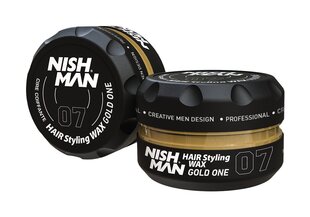 Juuksevaha Nishman Hair Styling Wax 07 Gold One meestele, 150 ml цена и информация | Средства для укладки волос | kaup24.ee